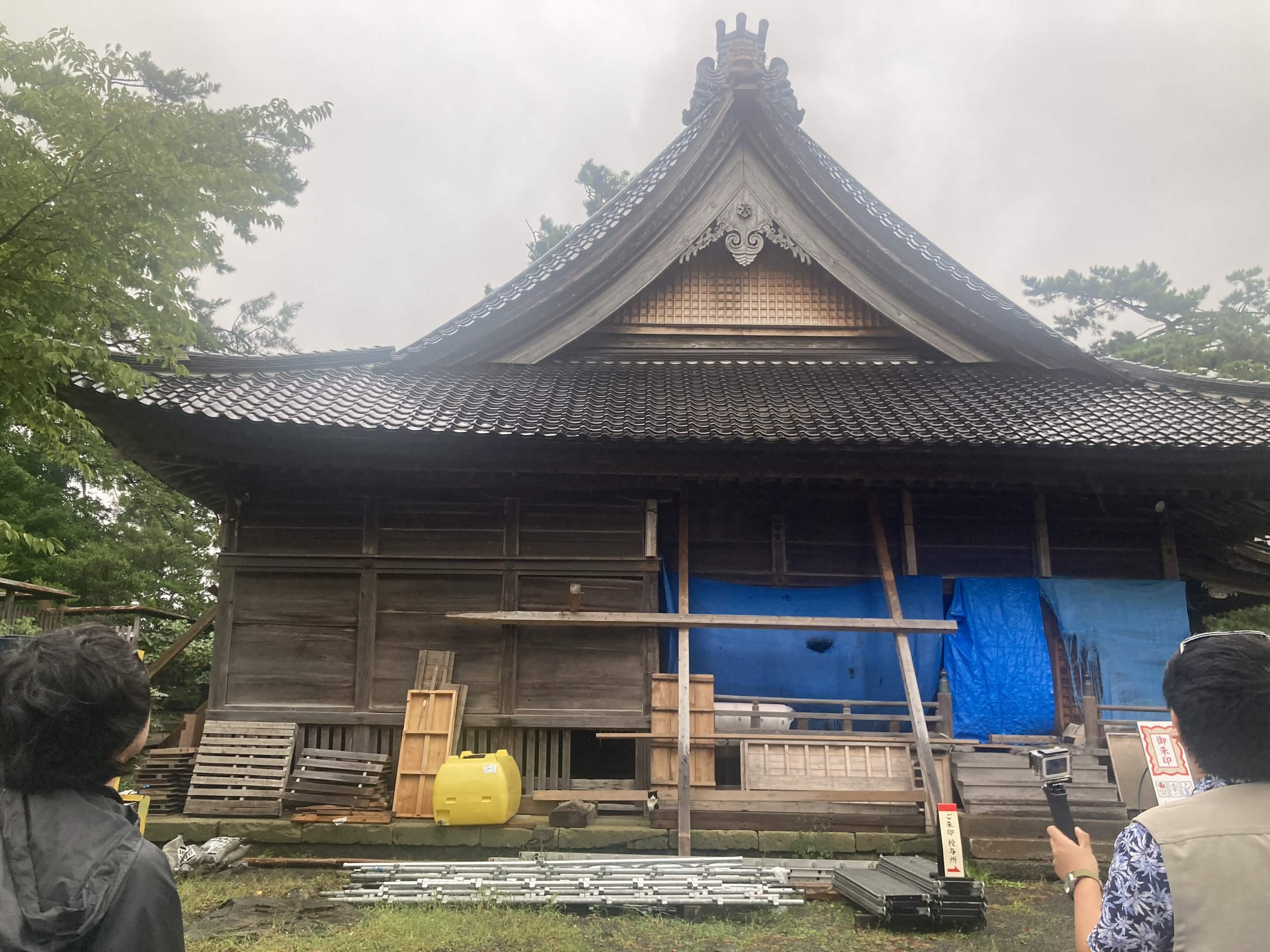 現地調査の様子